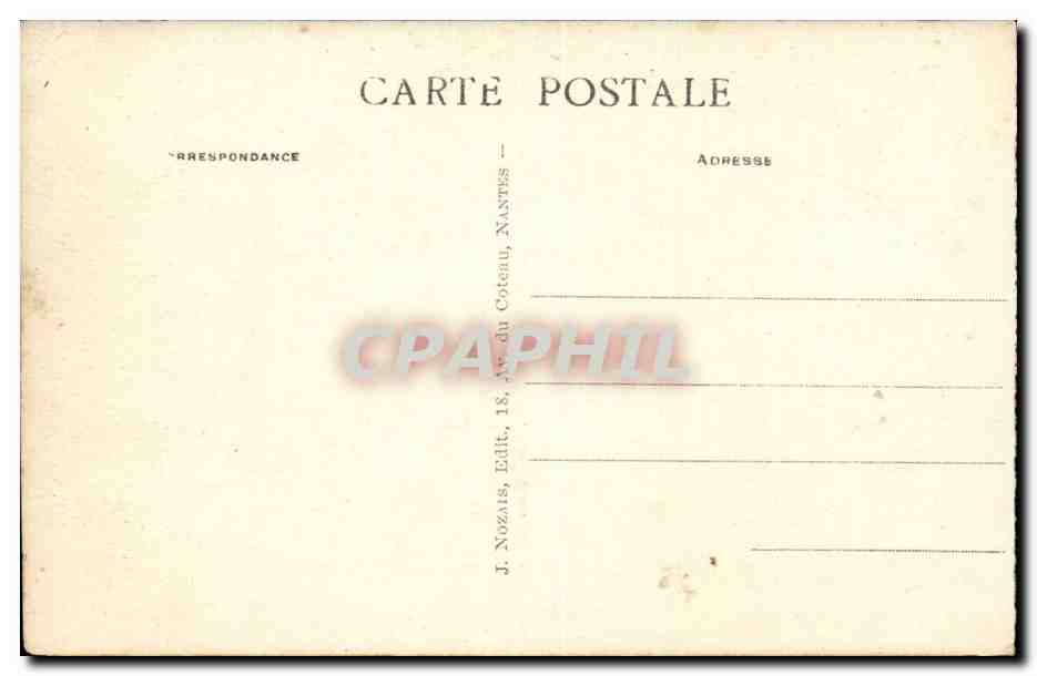 Lisieux - La Cathédrale et la Place Thiers — J. Nozais, éditeur — Rückseite