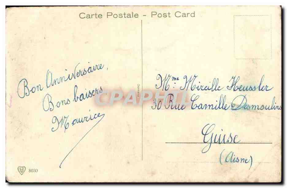 Rosa in un vaso — edizione non identificata — CPAPHIL — Verso