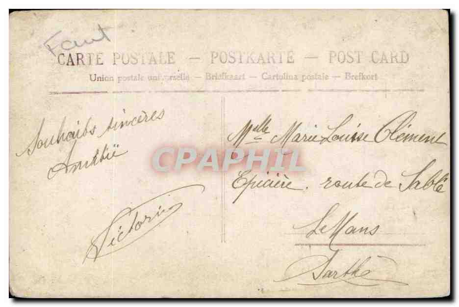 Femme souriante parmi des roses — Souvenir affectueux — Repur n°42 — Reverso