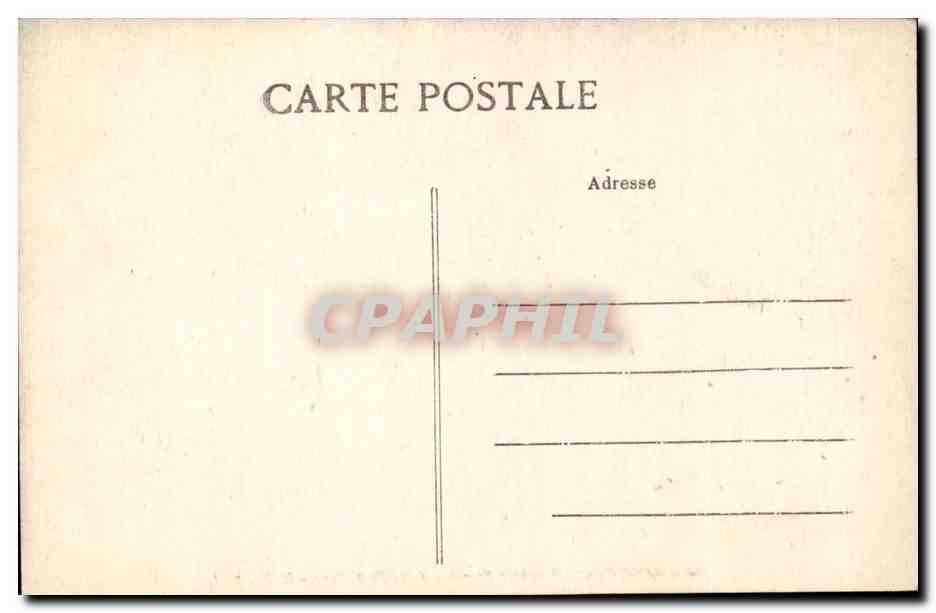 Angers CPA Arcades romaines de la Prefecture — Rückseite