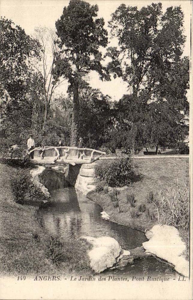 Angers CPA Le jardin des plantes Pont rustique