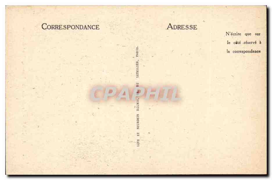 Angers CPA Le jardin des plantes Pont rustique — Rückseite
