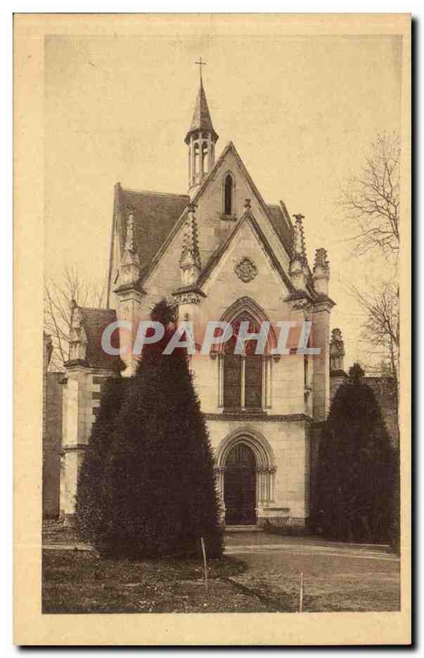 Angers CPA Institution Bellefontaine Chapelle des enfants de Marie au fond du jardin