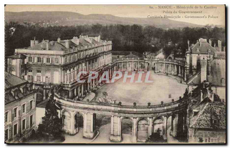 Nancy CPA Hemicycle de la carriere palais du gouvernement 