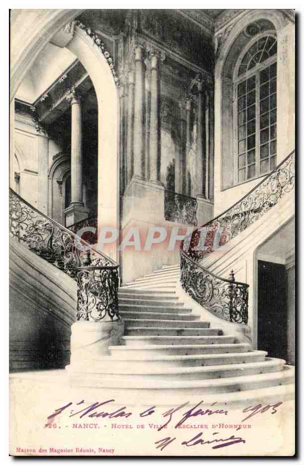 Nancy - Hôtel de Ville - Escalier d'Honneur — Maison des Magasins Réunis, Nancy, n°226