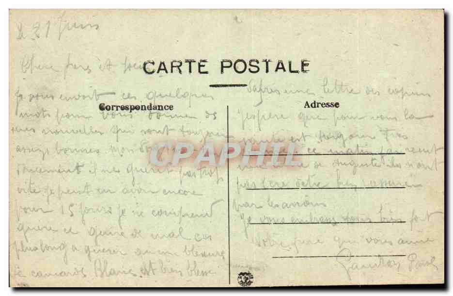 Cite de Carcassonne CPA Vue generale cote Nord Est — Rückseite