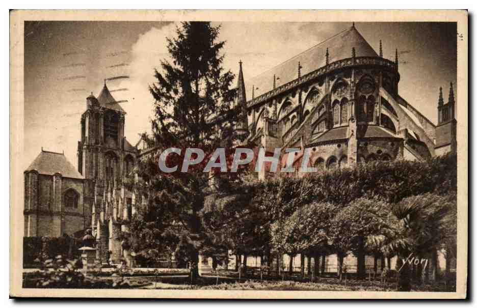 Bourges — La Cathédrale vue du Jardin Public — Éditions d'Art Yvon