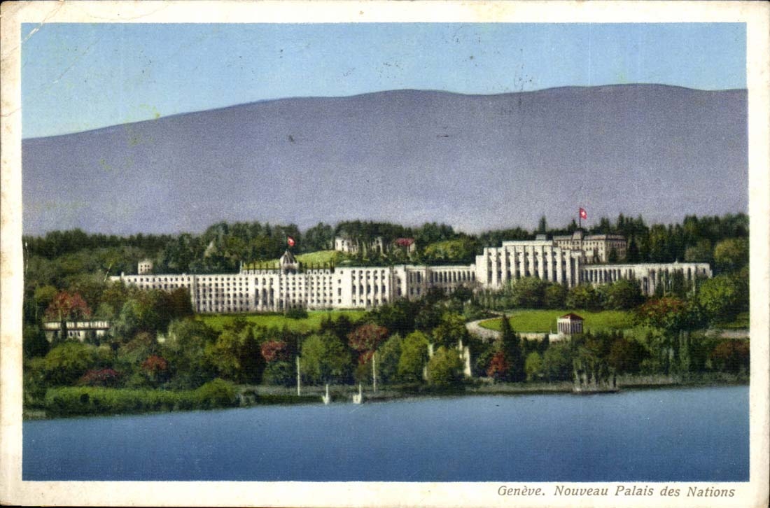 Suisse Geneve CPA Nouveau palais des Nations
