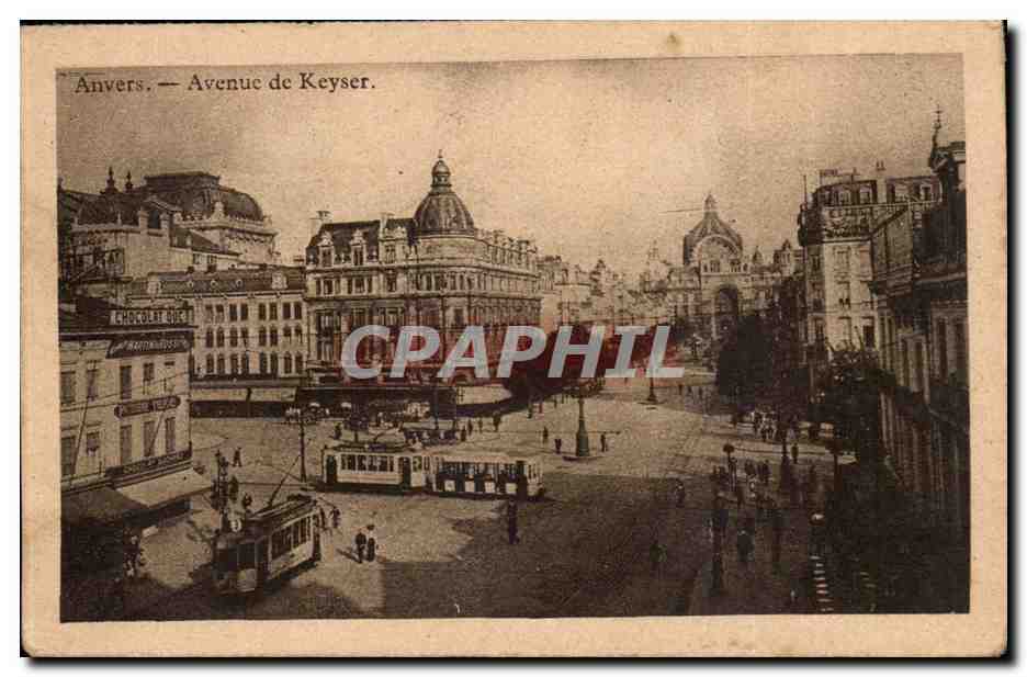 Belgie Belgique Anvers CPA Avenue de Keyser