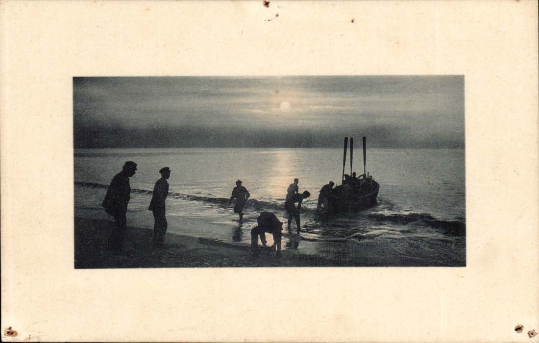 CPA FAntaisie PEcheurs partant pour la mer