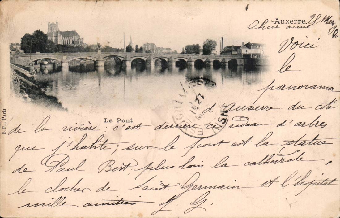 Auxerre CPA le pont
