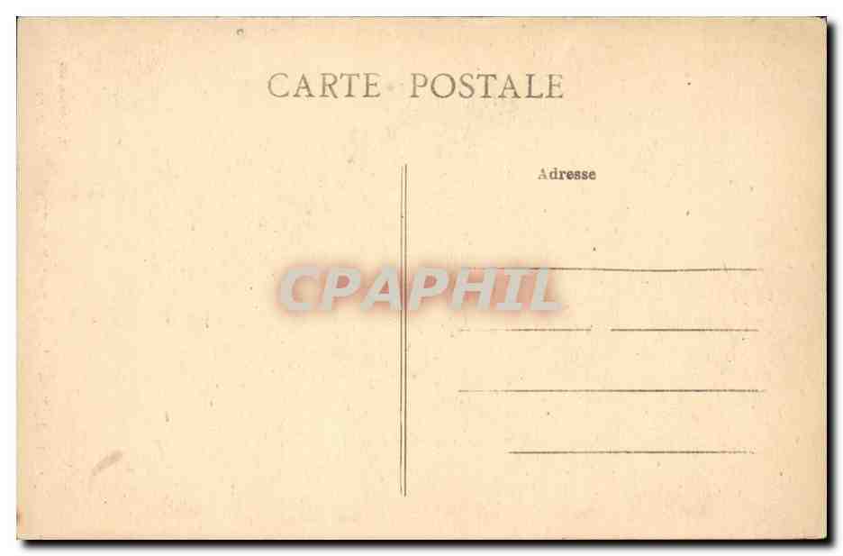 Auxerre CPA Le portail de l'eglise ST Pierre — Rückseite