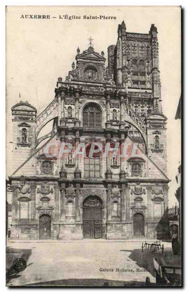 Auxerre CPA Eglise St Pierre