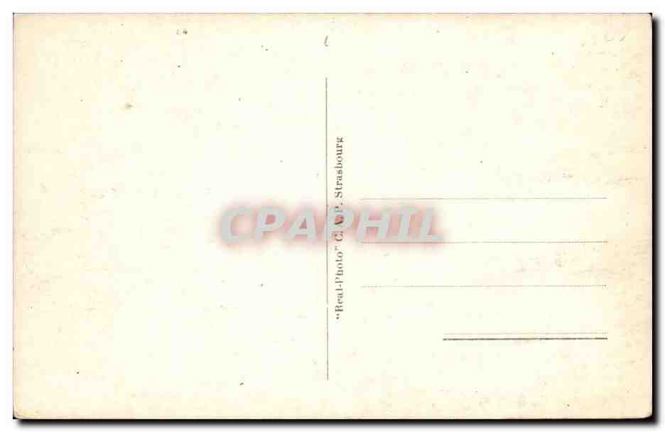 Chastellux CPA Le chateau et le viaduc — Verso
