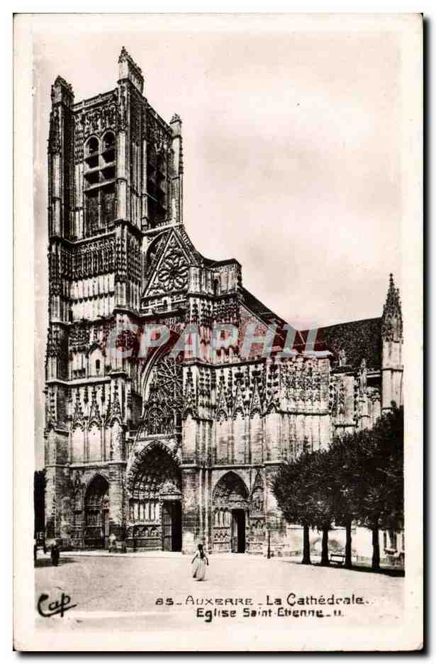 Auxerre CPA La cathedrale Eglise Saint Etienne