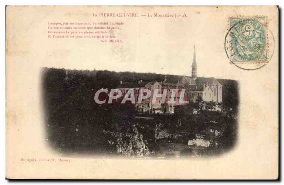 La PIERRE-QUIVIRE — Le Monastère (n° 2) — Dessignies, phot.-édit. Mannecey