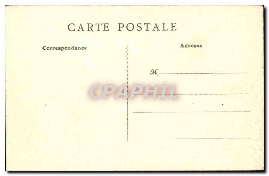 La Pierre qui Vire CPA Monastere Cote Nord Ouest — Verso