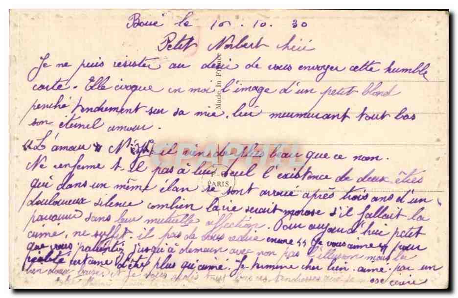 CPA Fantaisie Couple — Rückseite