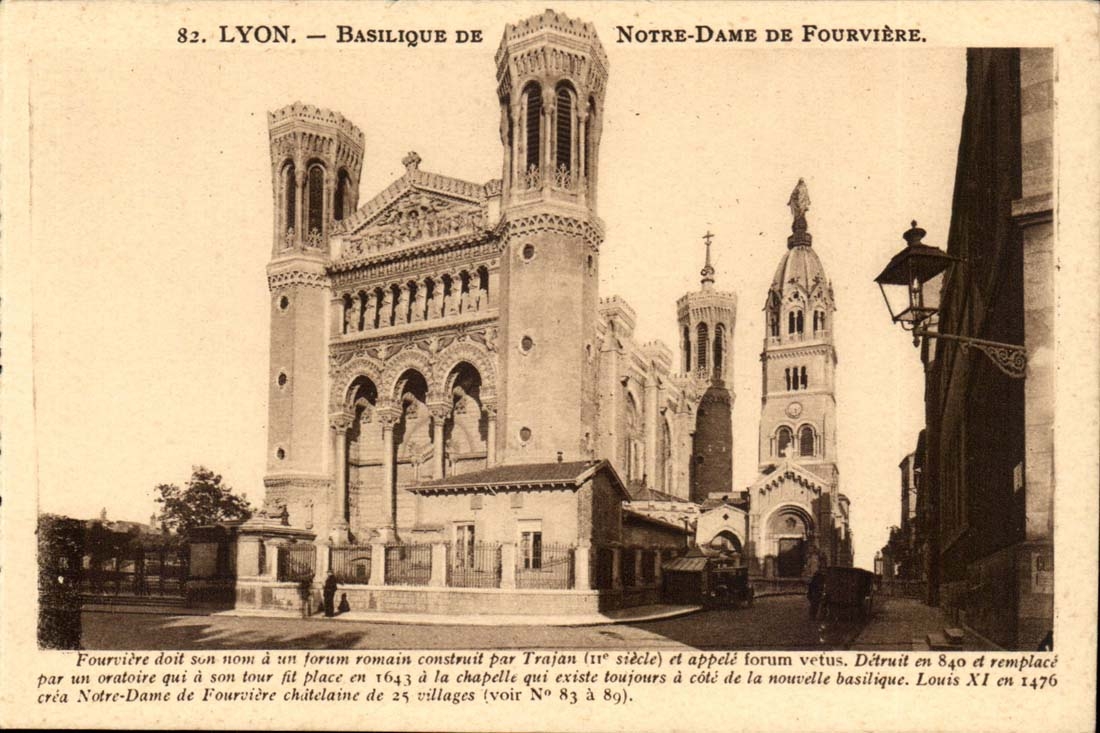 Lyon CPA Basilique de Notre DAme de Fourviere 