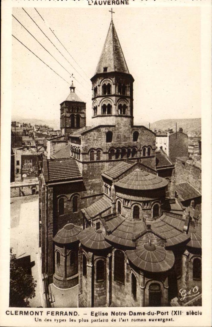 Clermont Ferrand — Église Notre-Dame-du-Port (XIIe siècle) — J. Goultifanges, Éditeur