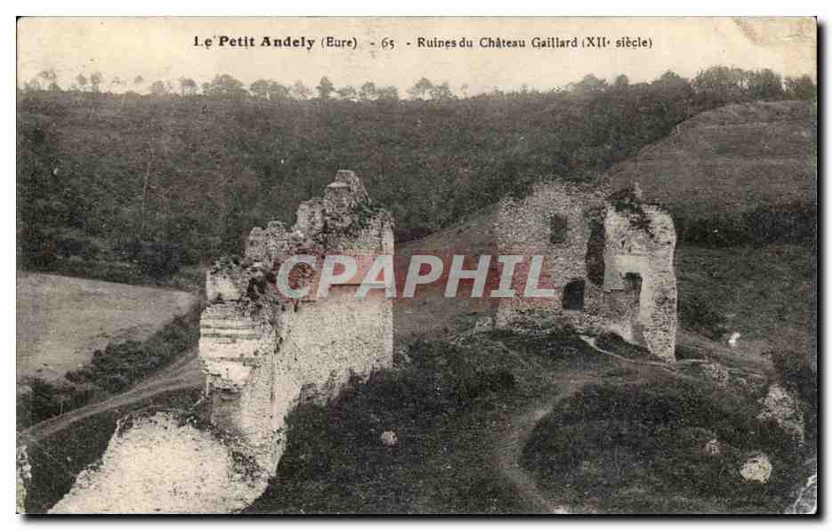 Le petit Andely CPA Ruines du chateau Gailalrd 