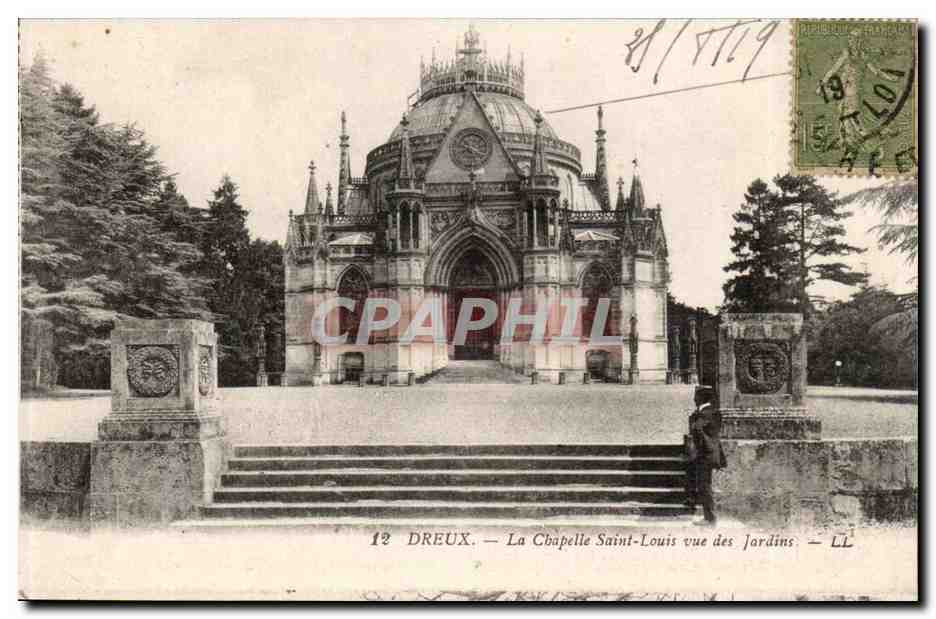 La Chapelle Saint-Louis vue des Jardins — Dreux — LL