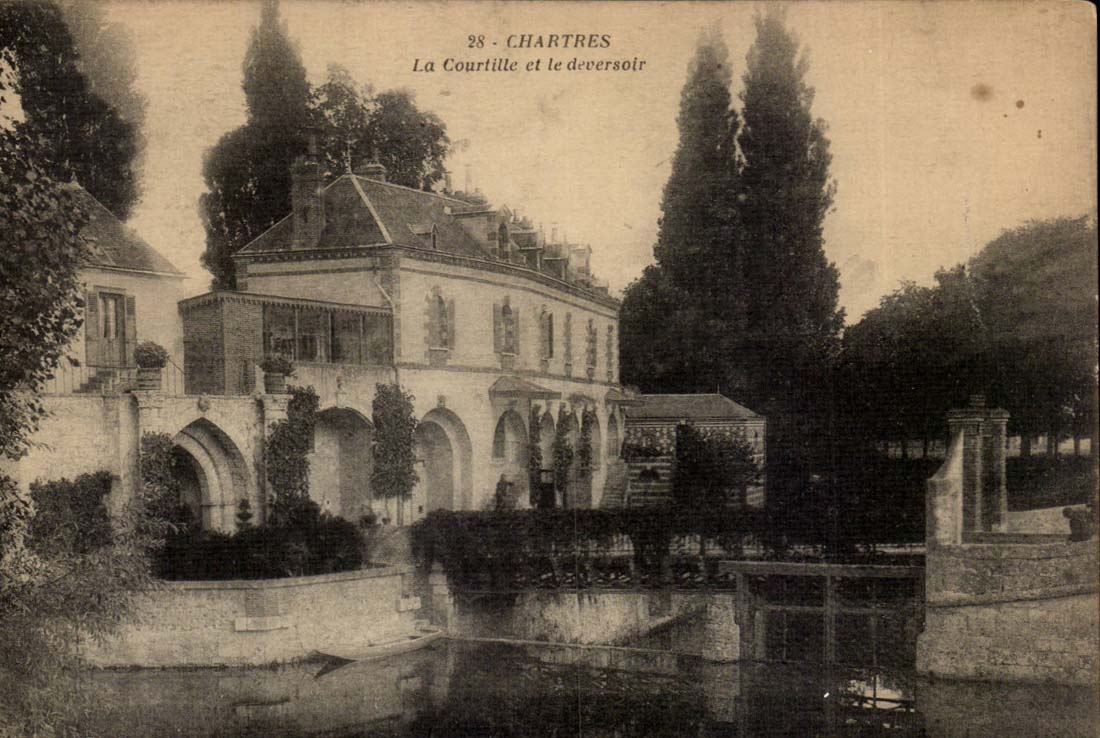 Chartres — La Courtille et le deversoir — Éditeur anonyme, n° 28