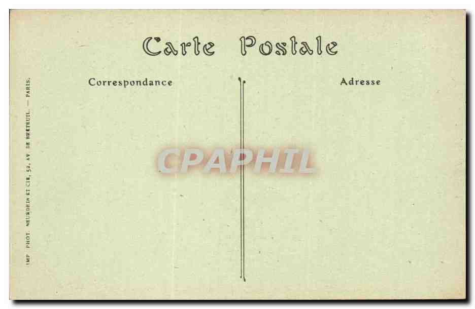 Cathedrale de Chartres CPA Cote sud — Verso