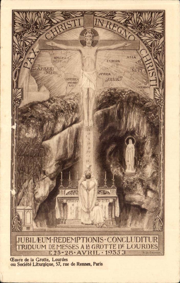 Lourdes CPA Jubileum Redemptionis 1935