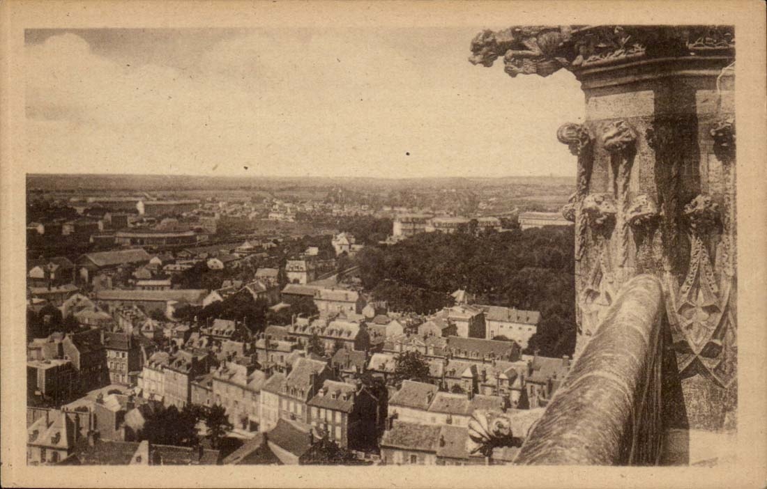 Nevers — Vue Panoramique prise de la Cathédrale — Cie des Arts Photographiques, Paris