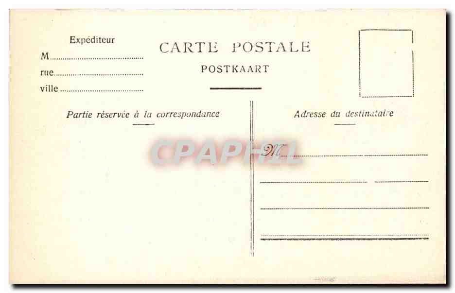 Belgique Belgie BRuxelles CPA Porte de Hal — Rückseite