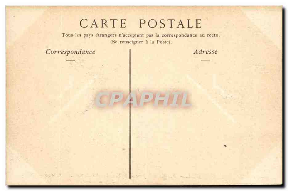 Houlgate a Beuzeval CPA Vue generale prise de la Villa Foucher de Careil — Rückseite