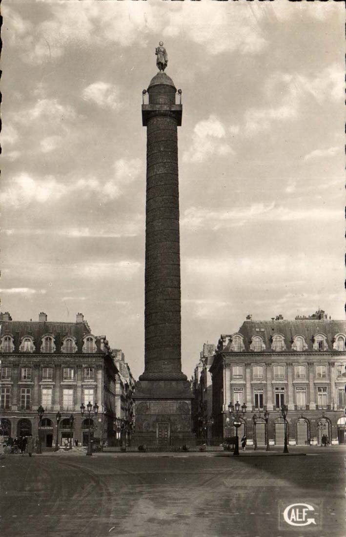 Paris CPA La colonne Vendome