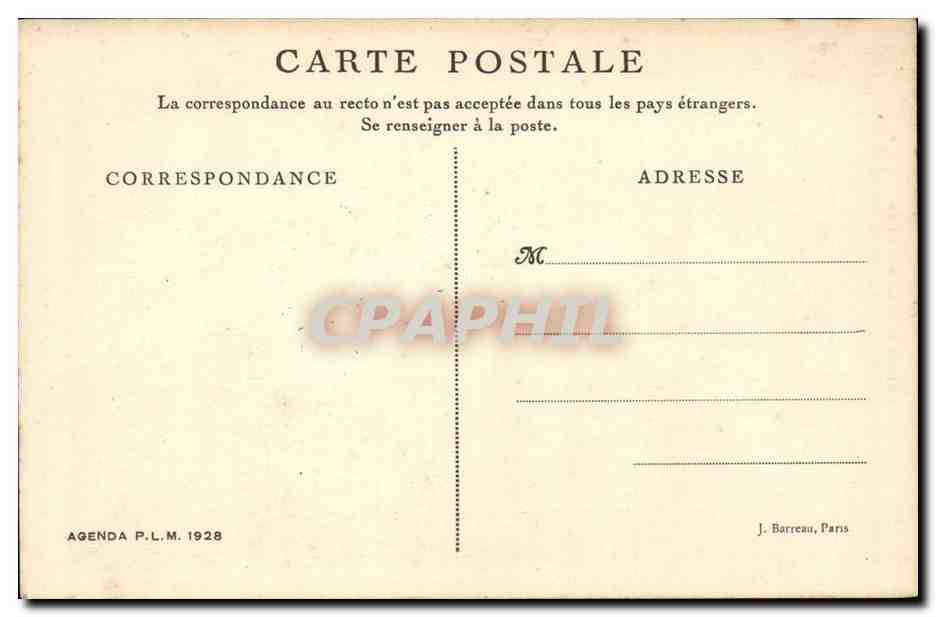 Pontarlier CPA Les anciens remparts — Rückseite