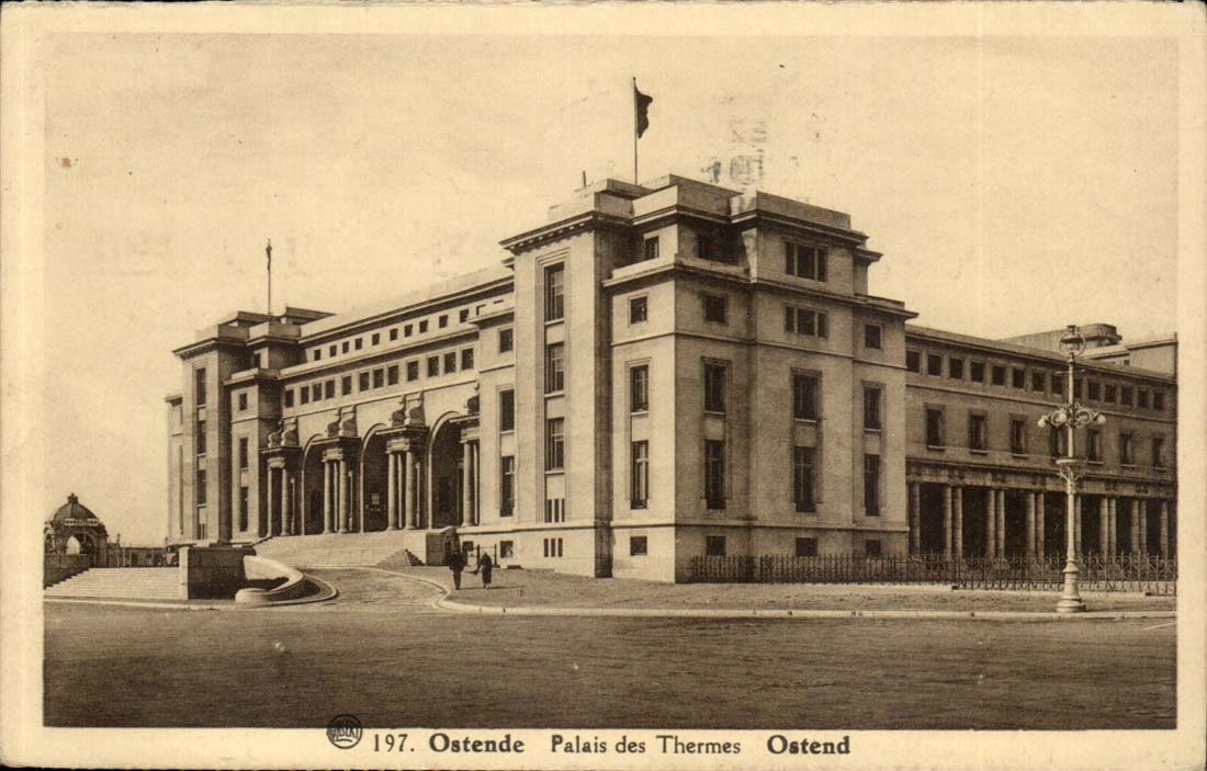 Belgique Belgie Ostende CPA Palais des Thermes 
