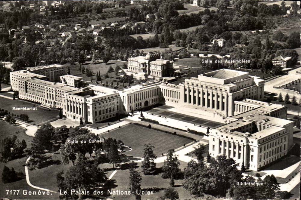 Suisse CPA Geneve Le palais des Nations Unies