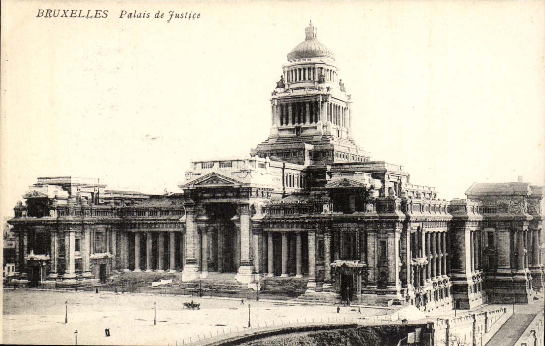 Belgie Belgique Bruxelles CPA Palais de justice