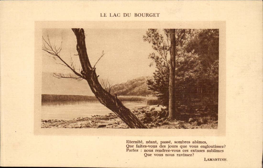 Le Lac du Bourget — poème de Lamartine — Éditions N. Arnaud