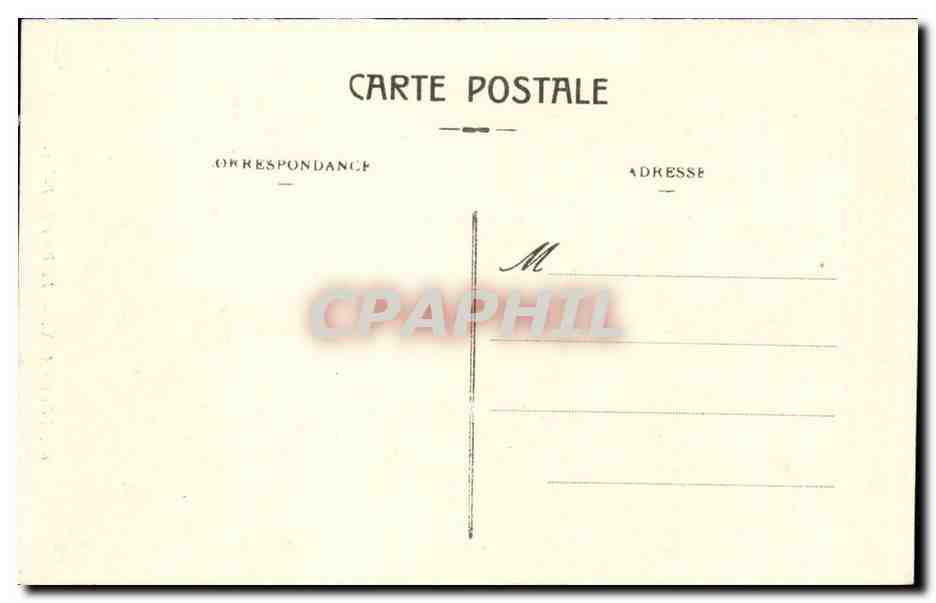 Bordeaux CPA La porte du palais — Verso