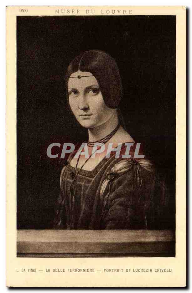 La Belle Ferronnière — Musée du Louvre — L. Da Vinci — n° 1600
