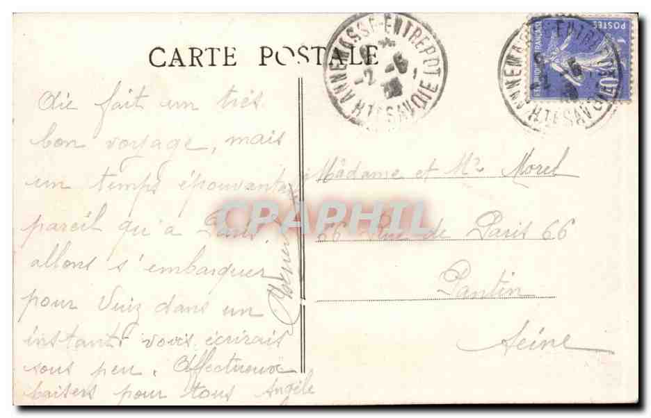 SAvoie CPA Le SAleve Le chateau de Monnetier et la vallee de l'Arve — Rückseite
