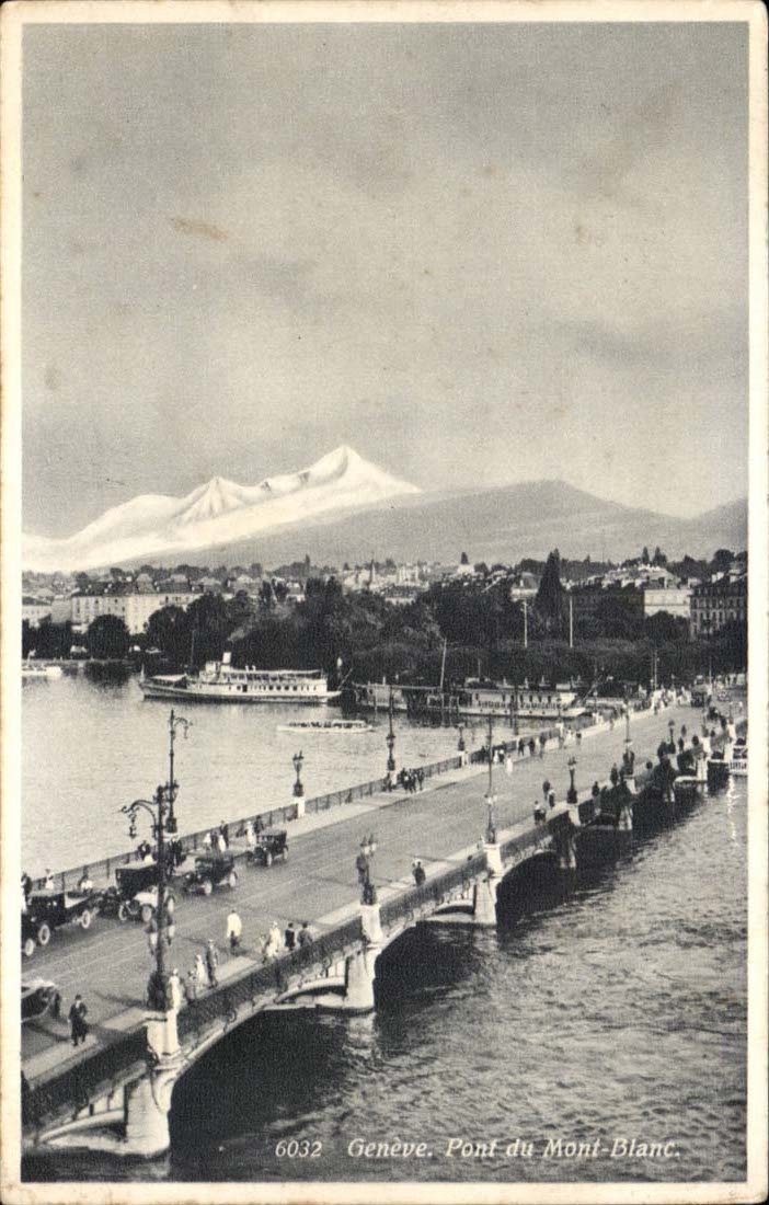 Suisse Geneve CPA Pont du Mont Blanc