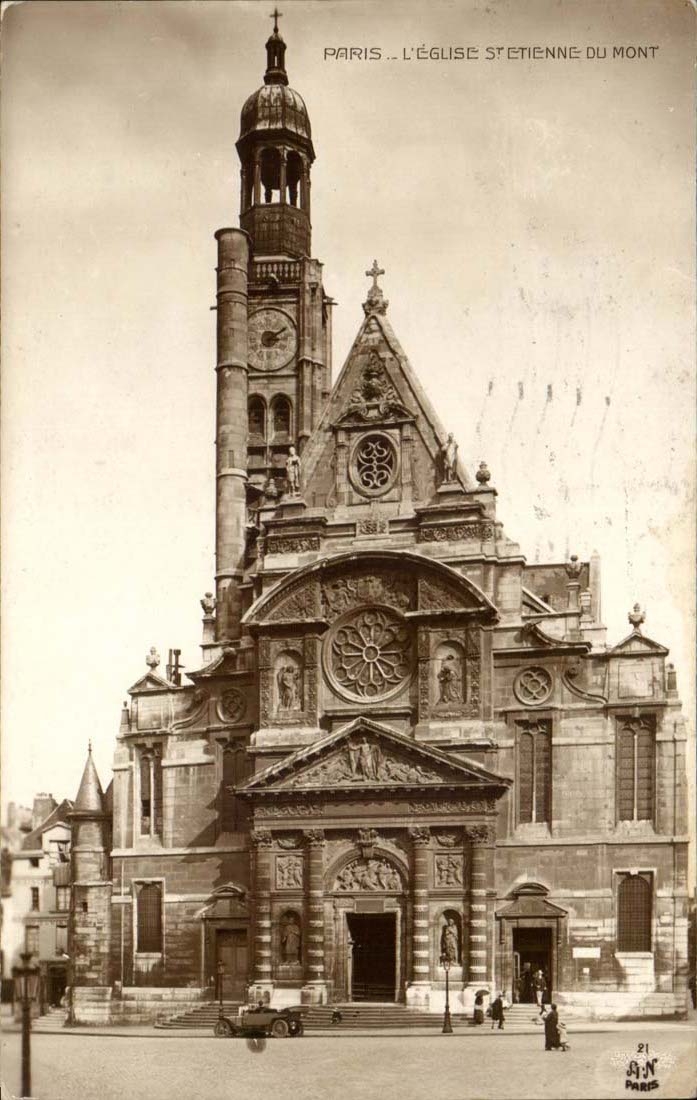 Paris CPA L'eglise St Etienne du Mont