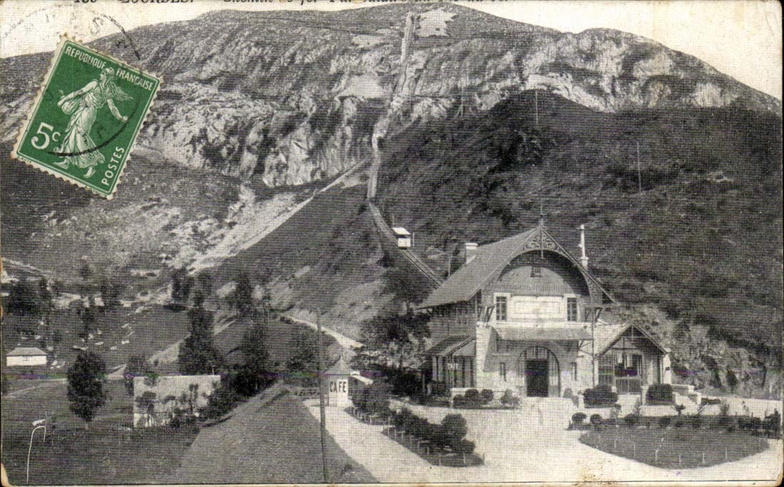 Lourdes CPA Le funiculaire