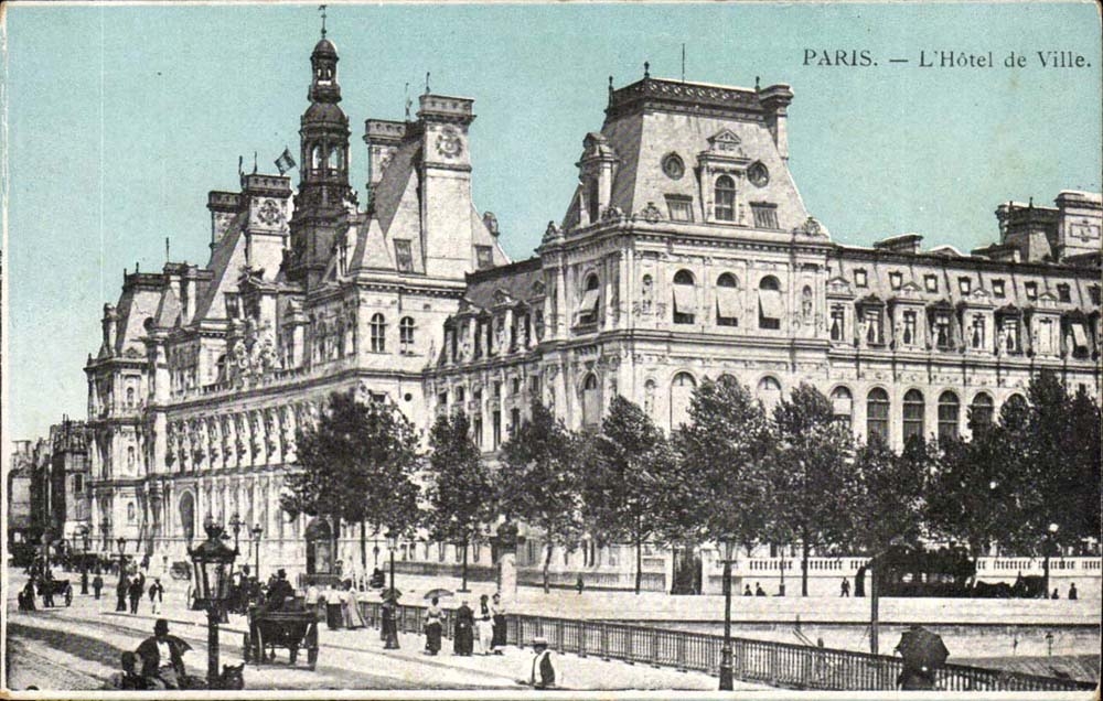 Paris CPA L'hotel de ville
