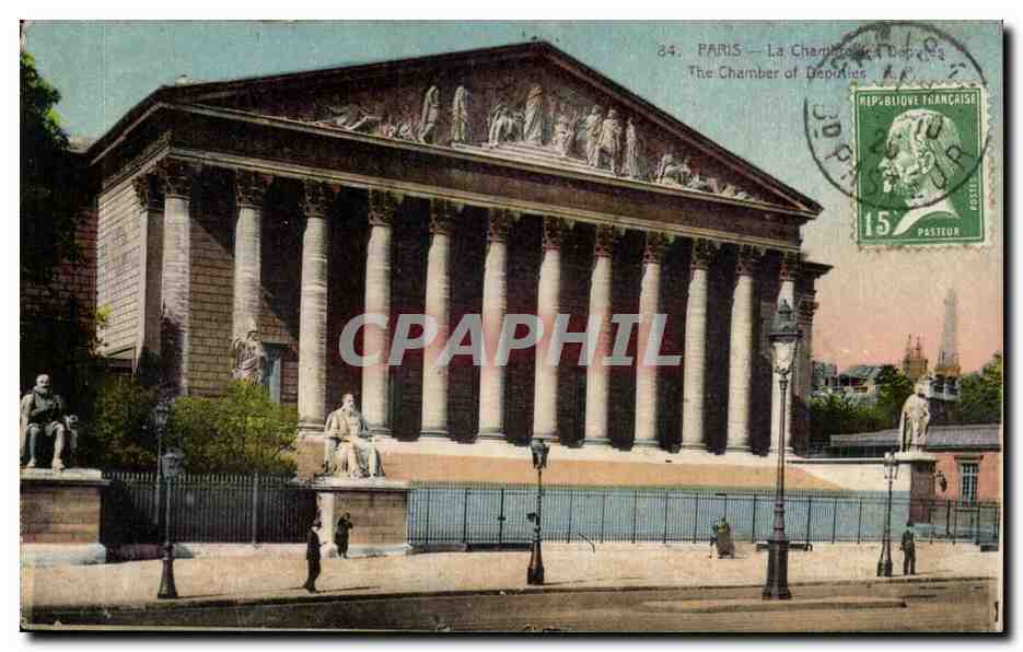 Paris CPA La chambre des deputes