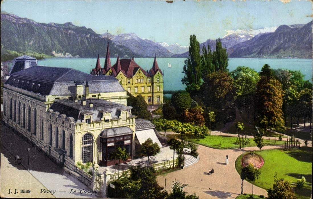 Suisse Vevey CPA Le casino