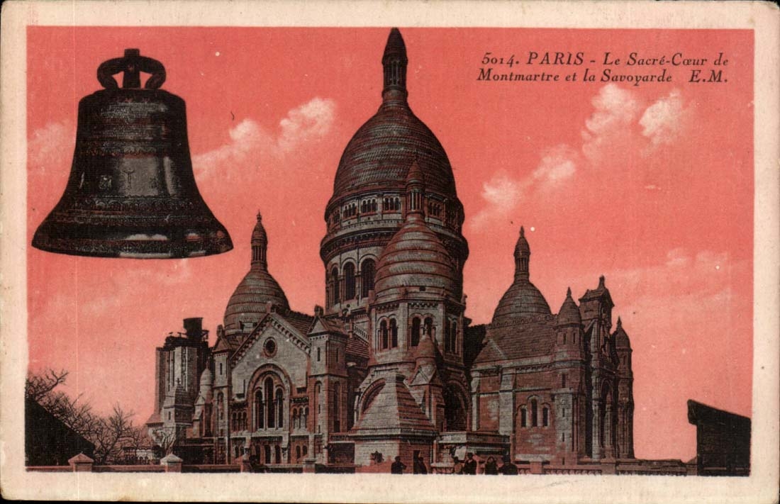 Paris - 9 - Le Sacre Coeur de Montmartre et la Savoyarde - CPA 