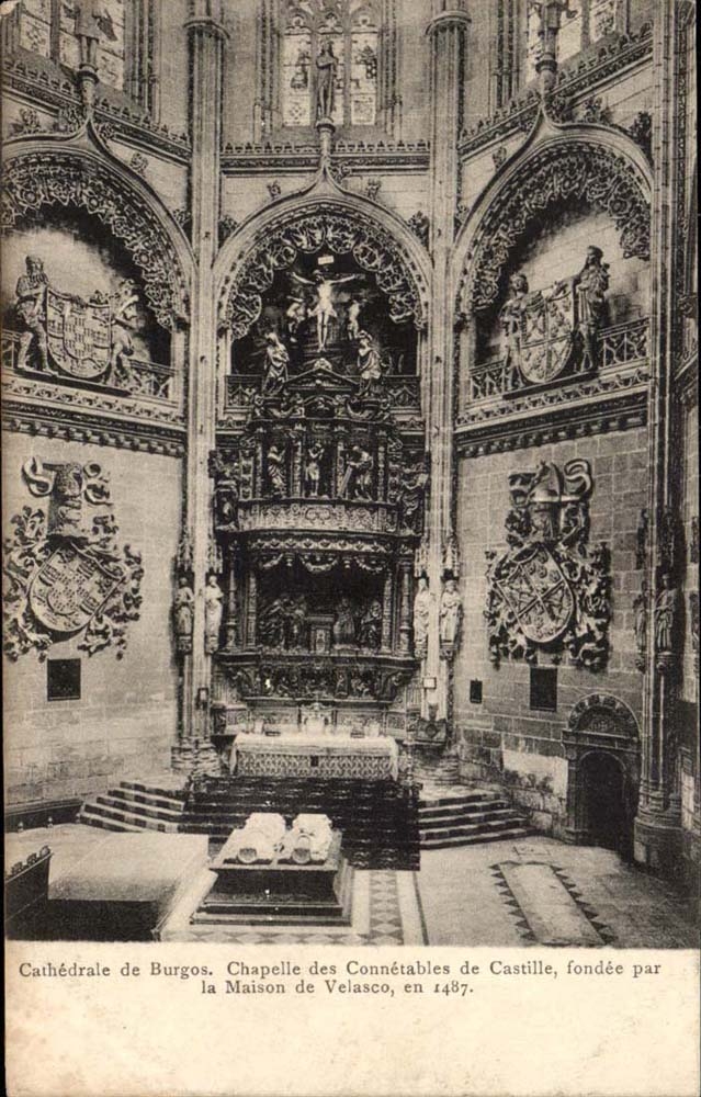 Burgos - Espagne - Spain - Cathedrale - Chapele des Connetables de Castille - CPA 