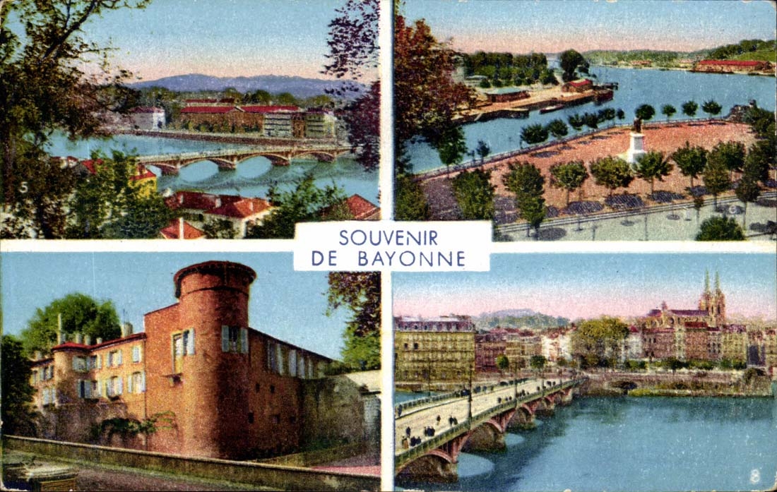 Bayonne - Gascon - Baiona - Souvenir de Bayonne - CPA